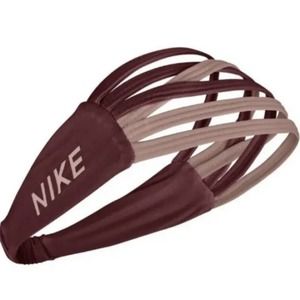 Nike Women's Strappy Headband OSFM Dark Beetroot NWT
